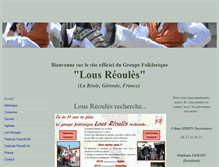 Tablet Screenshot of lous-reoules.com